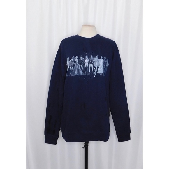 Taylor Swift Tops - TAYLOR SWIFT Midnights Eras Navy Blue Crewneck Sweatshirt Pullover Concert Music